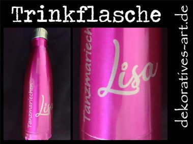 dekoratives Burgau Unterknöringen Gravur Werbung Werbemittel Firma Logo gravieren Laser Name Flasche Fasching Geschenk
