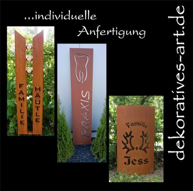 dekoratives Unterknöringen Rost Deko Burgau Blume Edelstahl kugel Pflanzen Garten Blumenbeet Terrasse Familie Eingang Willkommen