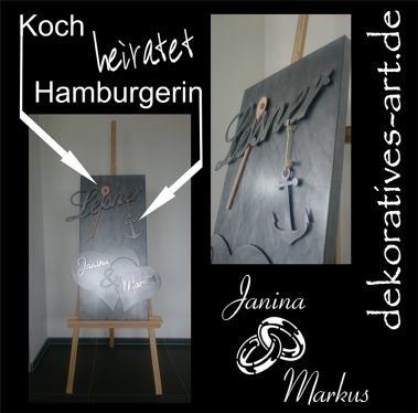 hochzeit ehe liebe geschenk deco metall dekoratives Unterknöringen Rost Deko Burgau Idee Brautpaar Schmuck Kirche Wandbild